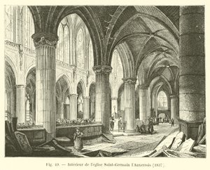 Interiør af Saint-Germain l