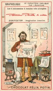 Opfindsom fantasi (chromolitho) af French School