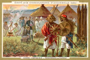 Italienske krigsfanger, første italiensk-etiopiske krig af French School