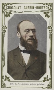 J-P Laurens, maler (farvet foto) af French School