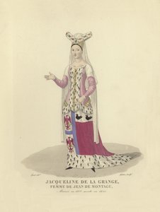 Jacqueline de la Grange, hustru til Jean de Montagu, rådgiver for Charles V og VI af Frankrig