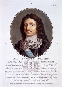 Jean-Baptiste Colbert, Marquis de Seignelay, fra Portraits of Great Men, Illustrious Women, and Memorable Subjects of France, udgivet 1787-92 af French School