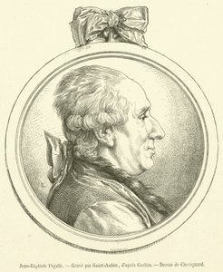 Jean-Baptiste Pigalle (gravering) af French School