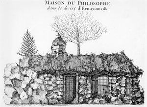 Einsiedelei von Jean-Jacques Rousseau in Ermenonville