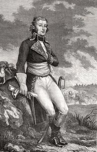 Jean Victor Marie Moreau (1763-1813) fra en gravering af Parmentier, fra 