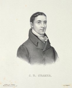 Johann Baptist Cramer (1771-1858) graveret af Magnier af French School