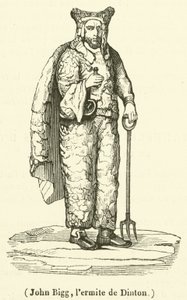 John Bigg, eremitten fra Dinton (kobberstik) af French School