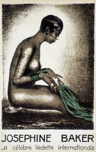 Joséphine Baker: den berømte internationale stjerne. sd. af French School