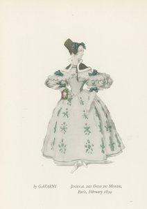 Journal of People of the World, Paris, februar 1834 af French School
