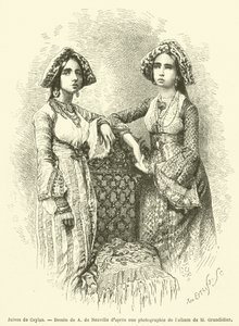 Jøderne fra Ceylon (gravering) af French School