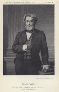 Jules Favre (litho) af French School