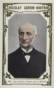 Jules Meline, senator tidligere minister (farvet foto) af French School
