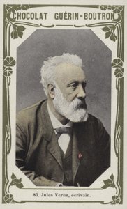 Jules Verne, ecrivain (farvet foto) af French School