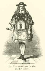 Weinrufer, 18. Jahrhundert von French School