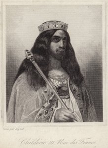 Kong Childeric III af frankerne af French School