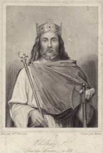 Kong Chilperic I af Neustrien af French School