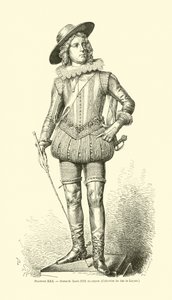Kong Ludvig XIII af Frankrig af French School