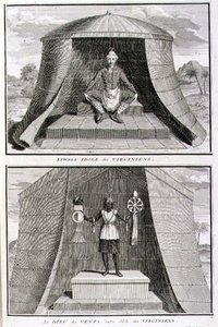 Kiwasa and the God of Winds, Virginians idoler, illustration fra 