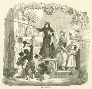 La Befana (gravering) af French School