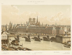 Byen og Pont-Neuf, 1665 af French School