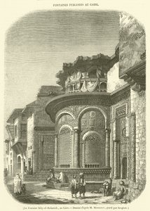 Seby-el-Bedawieh-fontænen, Cairo (kobberstik) af French School