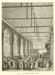 GrandSalle, brændt ned i 1618 af French School