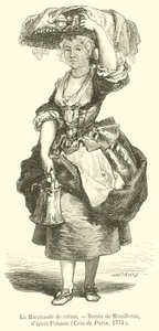 Flødesælgeren (gravering) af French School