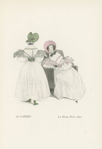 Mode, Paris, 1831 af French School