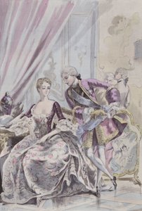 La Pompadour af French School