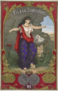 Etiket til heksetråd af French School