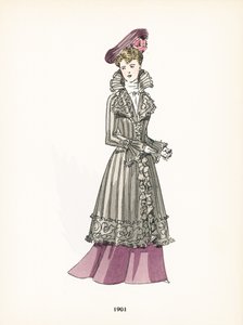 Damemode, 1901 af French School