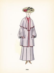 Damemode, 1904 af French School