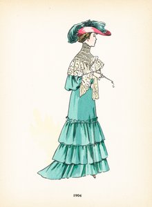 Damemode, 1904 af French School
