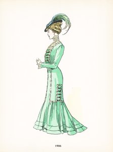 Damemode, 1906 af French School