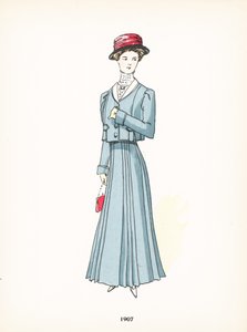 Damemode, 1907 af French School