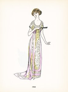 Damemode, 1908 af French School