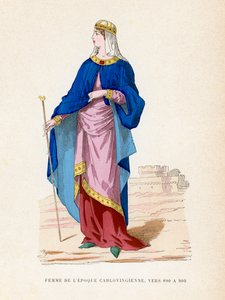 Dame, 890-900 af French School