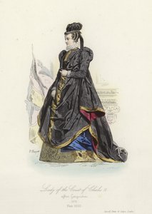 Dame ved Charles IX af Frankrigs hof af French School