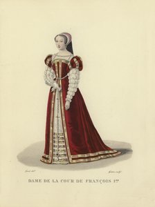 Dame ved hoffet til kong Frans I af Frankrig af French School