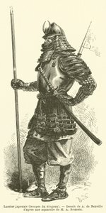 Japansk Lancer, Siogun-tropper (gravering) af French School