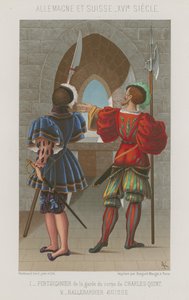 Lancier af Charles V-vagter og en schweizisk Yeoman af French School