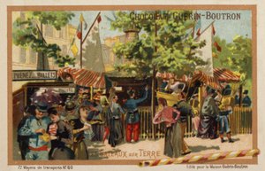 Landyachter (chromolitho) af French School