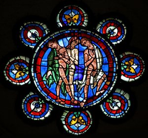 Sidste dom: sjæle føres til paradis (w143) af French School