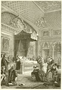 Kong Ludvig XIVs sidste øjeblikke af French School