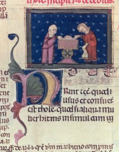 Lat 9187 fol.11v Debitor, fra Customs of Toulouse, 1296 af French School