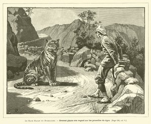 Le Bagh Rajah Du Bogelcund (gravering) af French School