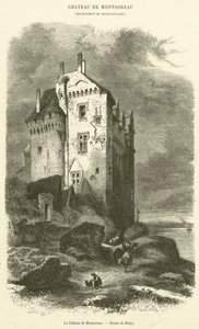 Chateau de Montsoreau (gravering) af French School
