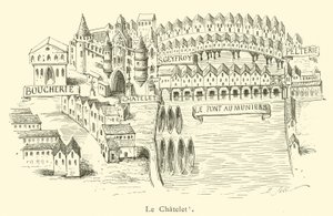 Le Chatelet (gravering) af French School