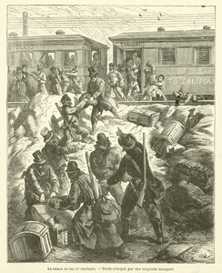 The Pacific Railroad (gravering) af French School