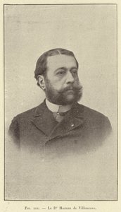 Dr. Hureau de Villeneuve (gravering) af French School